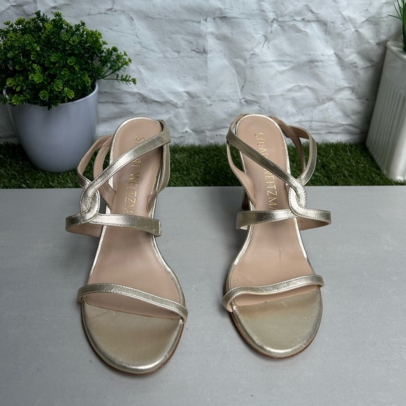 Stuart Weitzman
Women's Soiree 100 High Heel Sandals Metallic finish size 8 - Picture 10 of 16